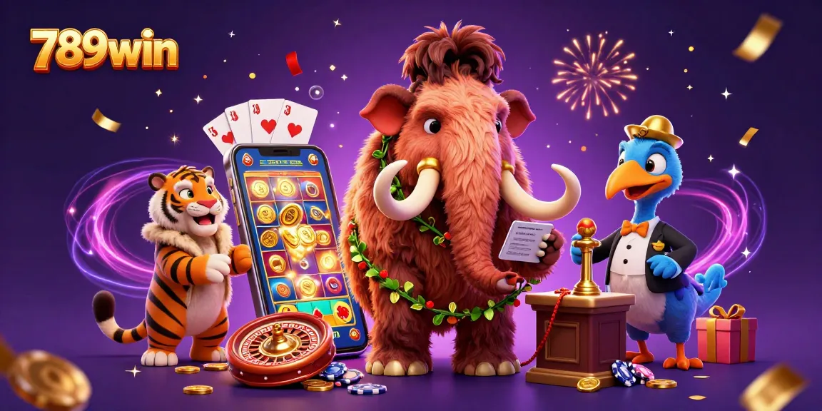 Experience the excitement of 789win with vibrant casino characters and dynamic gaming elements.