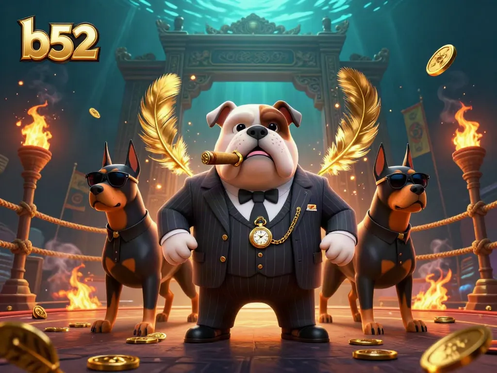 Engage with b52 in a dynamic casino scene featuring a mafia boss and his bodyguards.