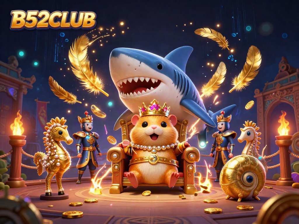 Join the excitement at B52CLUB with the fierce hamster king in a dynamic casino showdown.